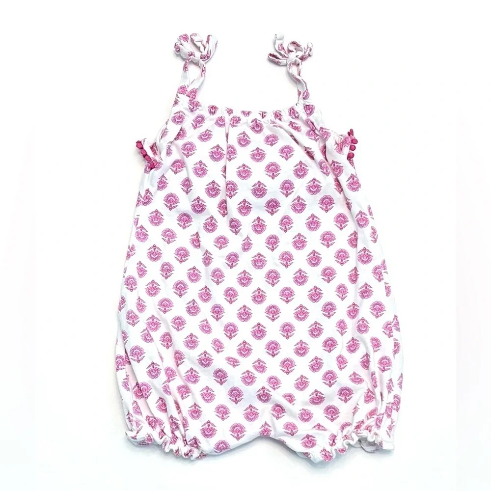 CARTER’S Adorable Pink & Purple Floral Romper BABY 9 Months - LIKE NEW